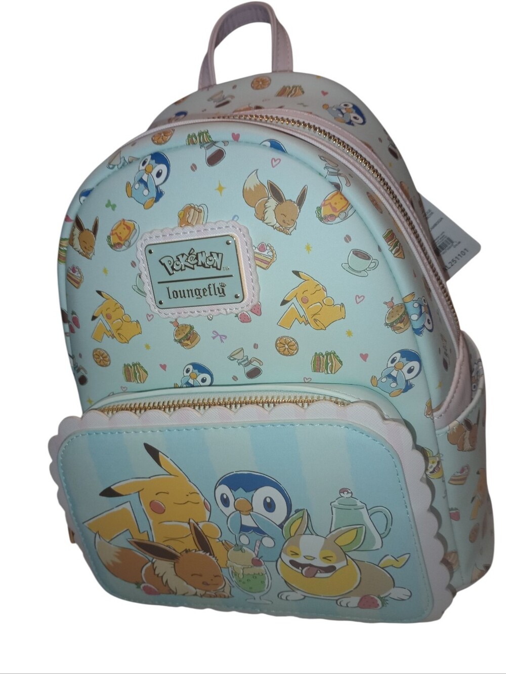 Loungefly Pokémon Cafe Food Backpack Surrounding Tasty Treats, NWT